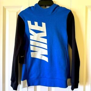 NWT Boys Nike Hoodie Blue Size Youth Small